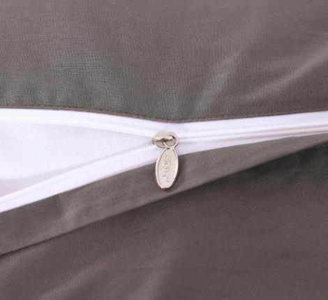 Постельное белье "Sofi de Marko" Изольда (кофе) Сатин ДеЛюкс, Евро