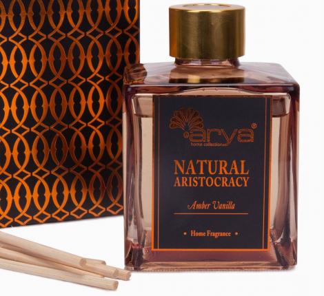 Диффузор ароматический с палочками Arya Nature Aristocracy 180 ml Amber Vanilla