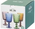 Набор бокалов для вина 4 штуки "VINTAGE" COLORS, 330 мл