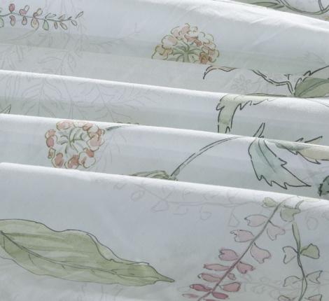 Постельное белье "Asabella" 2343-6 Сатин, Евро