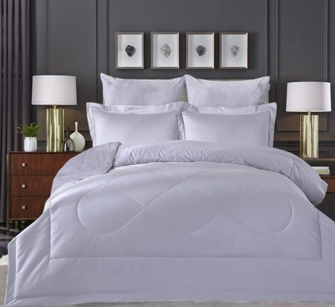 Постельное белье с одеялом "Kazanov.A." Lindor Premium (лаванда) Велюр/Egypt Cotton, Евро