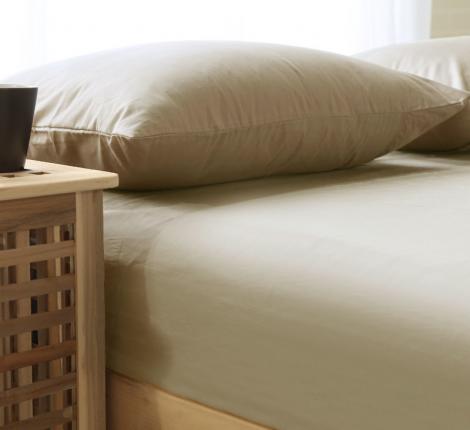 Простыня сатин SOHO collection (светло-бежевый), 240х260