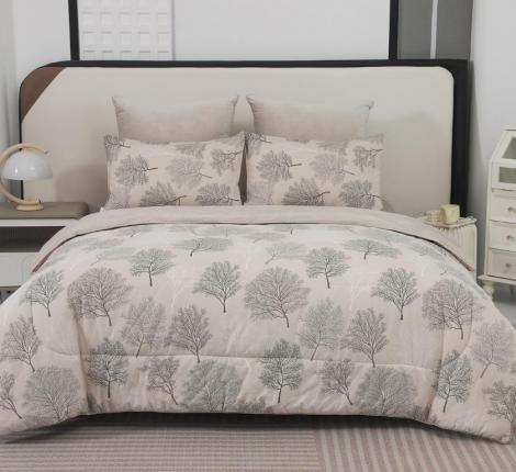 Постельное белье с одеялом "Sofi de Marko" Роберто №18 Велюр/Сатин, 1,5 спальный