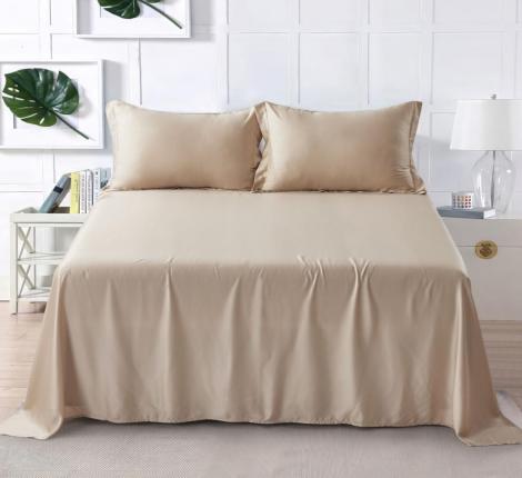 Простыня однотонная "Famille" PTO-9 Тенсел, 240х250