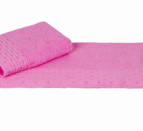 Махровое полотенце 70x140  Hobby "GOFRE", розовый