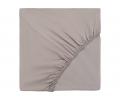 Простыня на резинке "Sofi de Marko" Мармис (светлый тауп) Сатин, 90х200х30