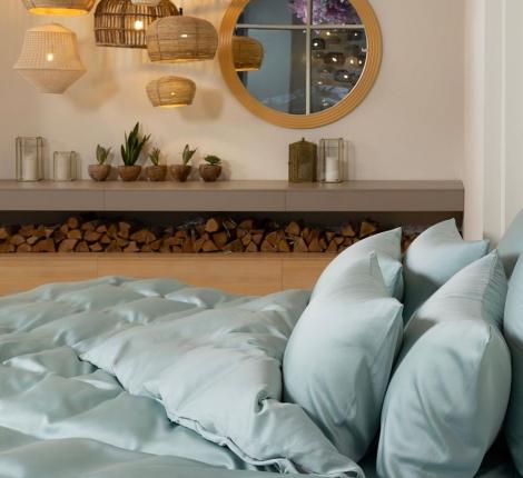 Простыня "SEA WAVE BRILLIANT GRASS" Тенсел, 180х240