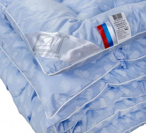 Одеяло всесезонное "Лебяжий пух" 200х220 (голубой)