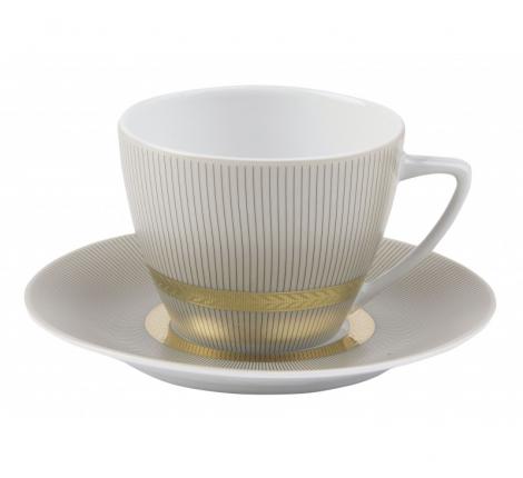 Чайная пара "PHARAON" 170 мл, лиможский фарфор