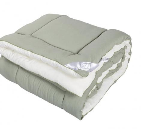 Одеяло всесезонное "FLUFFY DREAM" 140х205, Олива-Шампань