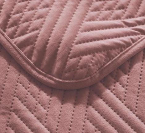 Покрывало из бархата "KARTEKS" 04, 200х220 (пудра)