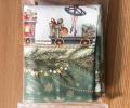 Дорожка на стол "ЩЕЛКУНЧИК" (круговой) 45х215 см, зелёный