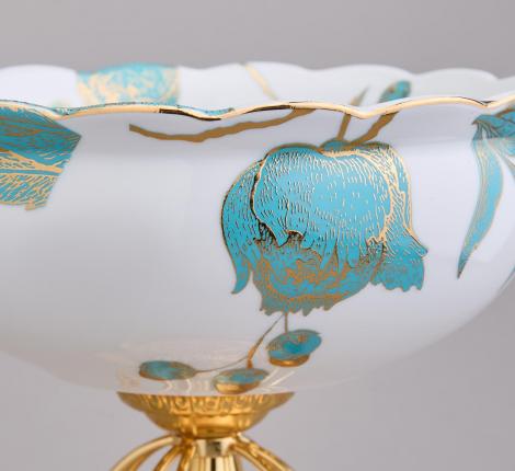 Фруктовница на ножке "Lefard" 46-1385, 20*20*22,5 см