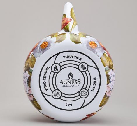 Чайник эмалированный AGNESS "ФЛАНДРИЯ", 2,2 л