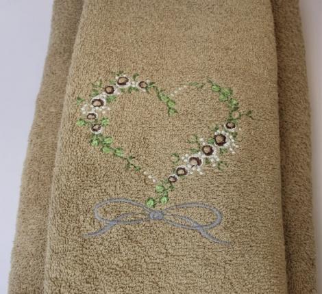 Набор махровых полотенец &quot;KARTREKS&quot; 2шт (50х90, 70х140) ROMANTIK 57.007