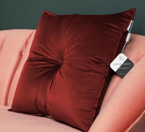 Подушка декоративная "Sofi de Marko" Вивиан (бордо), 55х55