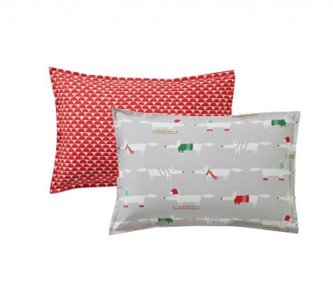 Постельное бельё "Blanc des Vosges" WINTER FOX перкаль, 1,5 спальный