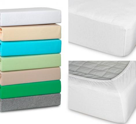 Простыня трикотажная на резинке "Cleo" 18/002-TP, 180х200х25