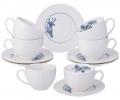 Чайный набор "ROYAL BLUE" на 6 персон, 12 предметов (270 мл)