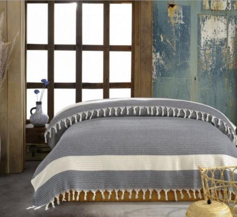 Покрывало "ALISA" темно-серый, 200х220