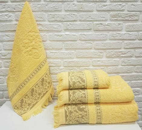 Полотенце махровое AMBIELLA &quot;BIATRIS&quot; 50х90, жёлтый