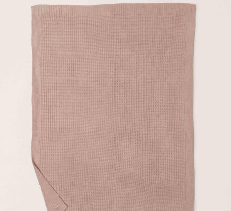 Плед "Barefoot Dreams" CC WAFFLE, 137х183 (розовый)