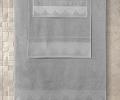 Полотенце махровое &quot;KARNA&quot; жаккард SIESTA (50x90) см 1/1, Серый