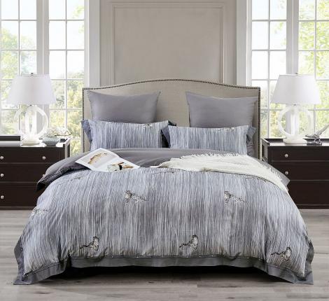 Постельное белье "Asabella" 2362-6 Фланель, Евро