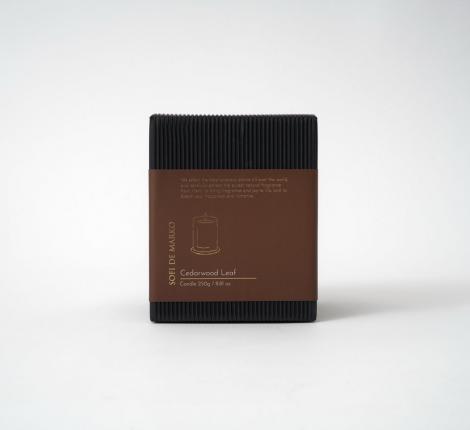Ароматическая свеча "Sofi de Marko" Cedarwood Leaf, 250 грамм