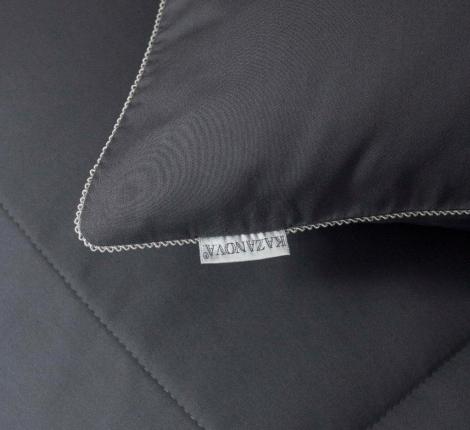 Постельное белье с одеялом "Kazanov.A." Шеффилд (мурена графит) Сатин, Евро