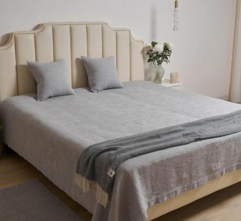 Покрывало Luxberry "RAINY DAY" 240x260, светло-серый