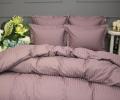 Постельное белье с одеялом "Kazanov.A." Hotel (пыльная роза) Страйп Сатин, Семейный