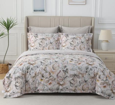 Постельное белье с одеялом "Sofi de Marko" Ренато №28 Велюр/Сатин, Евро