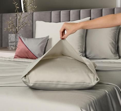 Постельное бельё Sharmes "Bamboo" 2 спальный, галька