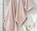 Комплект махровых полотенец "DAILY BATHING" (30x50,50x100,70x140, пудровый