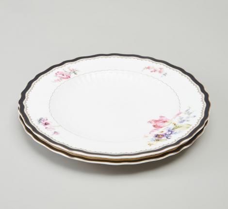 Набор обеденный тарелок 2 шт. "NOSTALGIE", диаметр 25.5 см