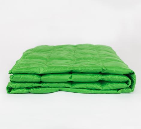 Дорожное одеяло &quot;Kauffmann Travel plaid&quot; Green tea легкое, 140х200