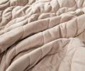 Покрывало "Sofi de Marko" Нобилис (светло-бежевый) Велюр, 240х280
