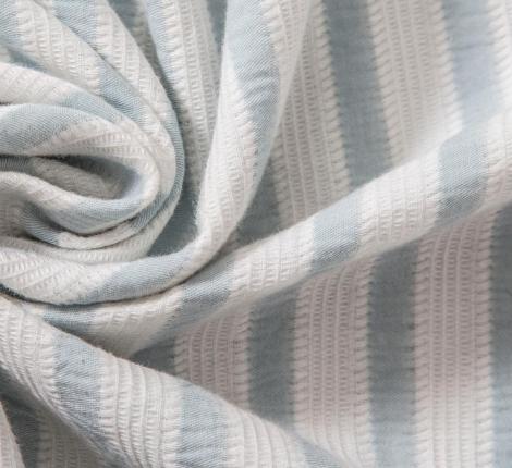 Постельное белье с одеялом "Kazanov.A." Stripe Muslin (голубое серебро), 1,5 спальный