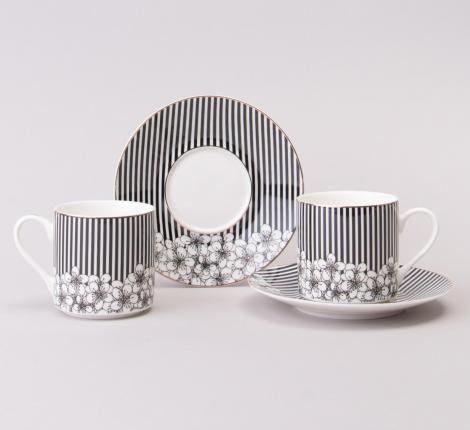 Кофейный набор "TOP STYLE" 165-612 на 2 персон, 4 предмета (180 мл)