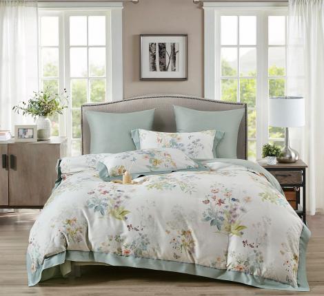 Постельное белье "Asabella" 2267-6 Фланель, Евро