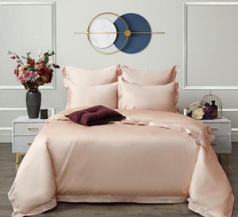 Постельное белье "Sofi de Marko" Моно (кремовый) Сатин ДеЛюкс, Евро