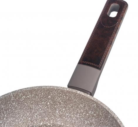 Сковорода "AGNESS" 902-110 с антипригарным покрытием PFLUON MARBLE, диаметр 20 см