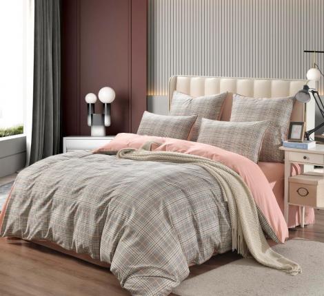 Постельное белье "Sofi de Marko" Лавр (розовый) Сатин, Семейный