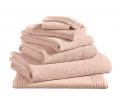 Полотенце махровое "Blanc des Vosges" UNI POUDRE (пудрово-розовый), 55х110