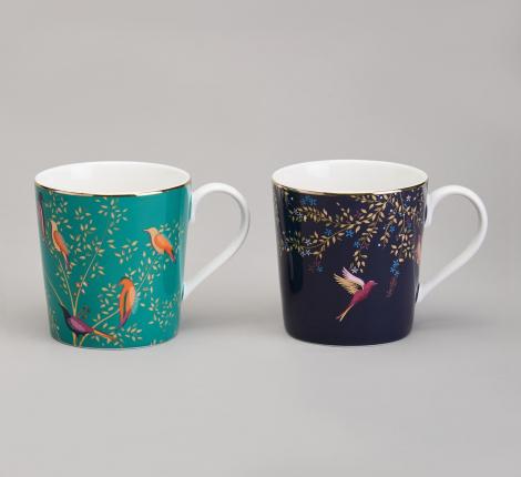 Набор кружек 2 шт. "GOLDEN BIRDS", 380 мл