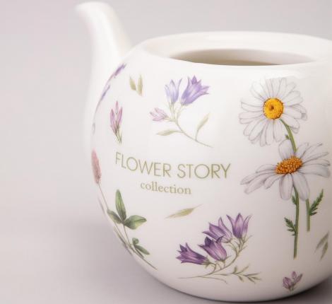 Чайник заварочный "FLOWERS STORY", 900 мл