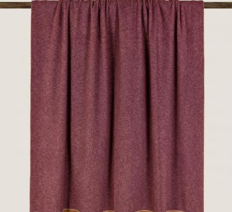 Плед "SOFT BAMBOO" BURGUNDY с тесьмой BRIGITTE (бордовый), 160х200