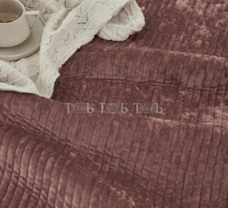 Покрывало велюровое "ROMANCE" JOY JH-01 Brick red, 220х240