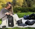 Сапожки-носочки пуховые "Comfort Socks Travel Grass" Black, 40-45 р.